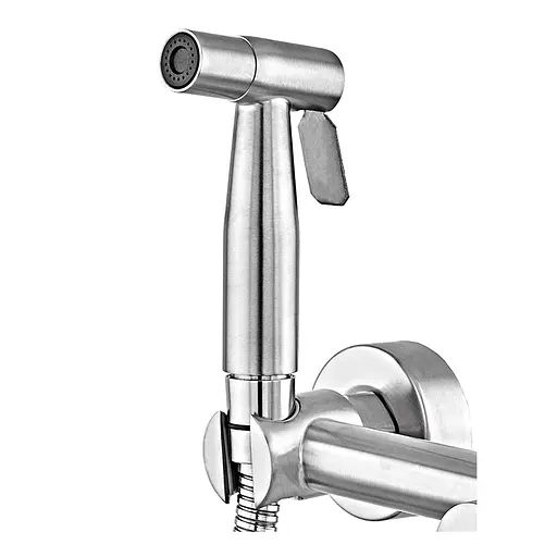 Смеситель для гигиенического душа наружного монтажа Zerix SUS 222 ZX4744, Нержавеющая сталь - фото 2