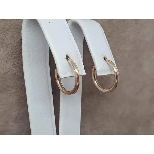 Золотые серьги-кольца Вселенная. 22001300 - фото 5