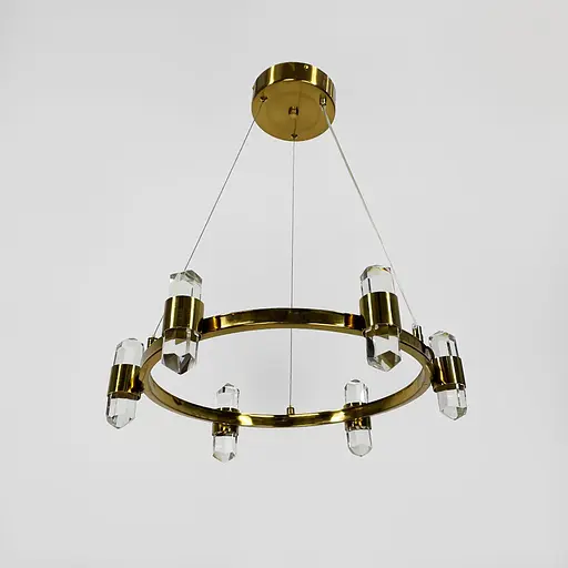 Элегантная люстра с хрустальными элементами Ø 50 см Ст. MJ 237-500 AB | Line F - фото 1