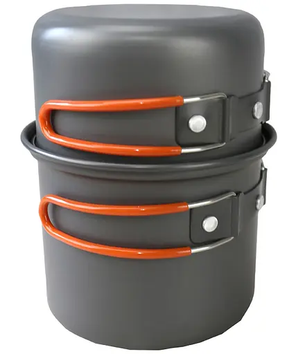Набір посуду Kombat UK Anodised Cook Set (1000-kb-acs) - фото 2