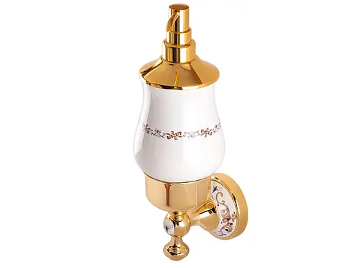 Дозатор для рідкого мила Kugu Medusa 714A, Бронза - фото 4