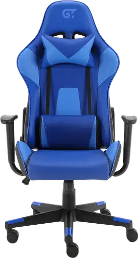 Геймерское кресло GT Racer черное с синим (X-2317 Black/Dark Blue) - фото 7