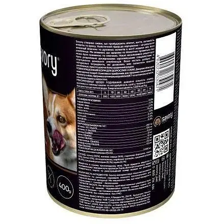 Вологий корм Savory для дорослих собак усіх порід з качкою 400 г - фото 3