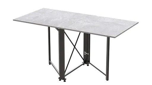 Стіл-книга трансформер Оріон 2 Ferrum-decor 750x1520x730 Чорний метал ДСП Бетон 16 мм (FRD-104589) - фото 4