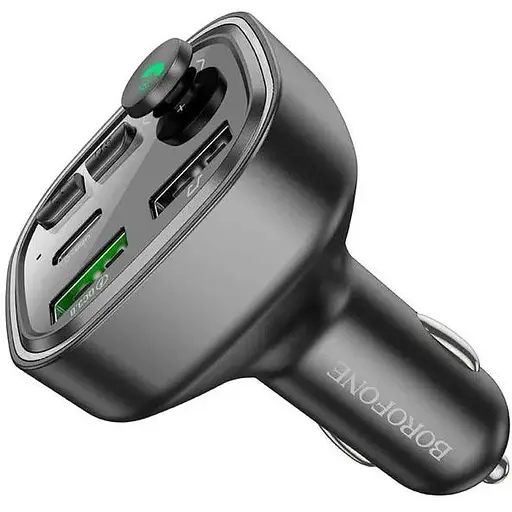 Автомобільний ФМ-блютуз-модулятор для автомагнітоли в машину Borofone QZ-TAIB ZBT-A23 Usb трансмітер Fm для автомобіля - фото 4