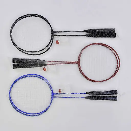 Набор для бадминтона, 2 ракетки, воланчик, в сетке (в ассортименте) - фото 2