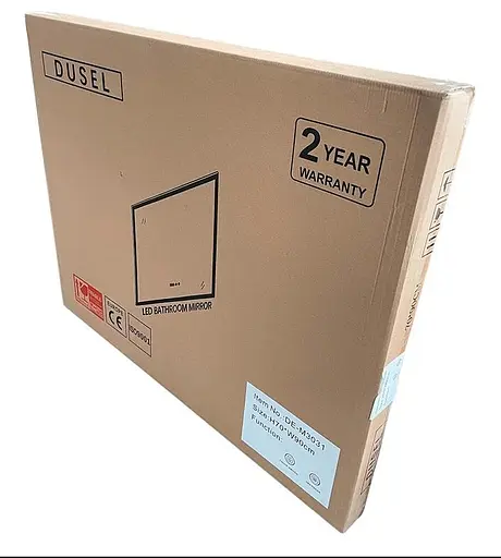 Дзеркало Dusel DE-M3021 75x120, Білий - фото 4