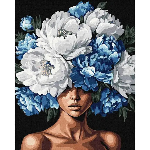 Картина за номерами "Квітуча думка" ©victoria_art Ідейка KHO8527, 40х50 см - фото 1