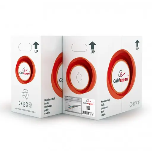 Кабель UTP Cablexpert CCA, для внутрішньої прокладки, 4x2x0,48 мм, бухта 100 м (UPC-5004E-L/100) - фото 2