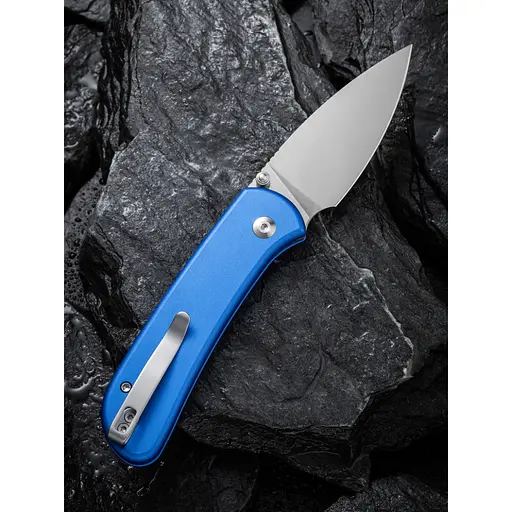 Нож складной Civivi Qubit Bright Blue Aluminum C22030E-3 - фото 11