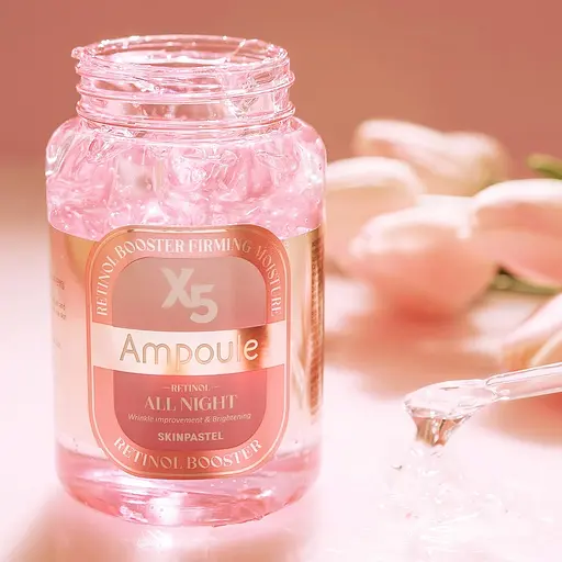 Нічний концентрат для обиличчя Skinpastel X5 Retinol All Night Face Concentrate Retinol Ampoule 250 мл - фото 3