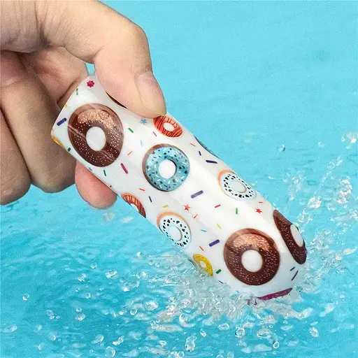 Вібратор для клітора Lovetoy Donut Massager 8.5 см (білий) - фото 10
