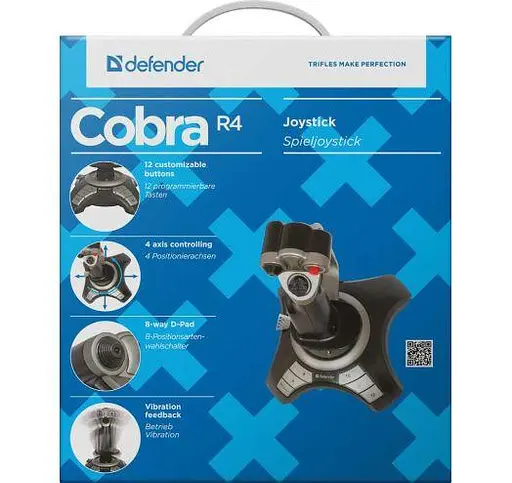 Ігровий маніпулятор джойстик Defender Cobra R4 - фото 3