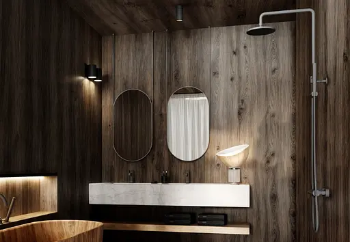 Душевая система Kohlman Axel graphite QW276AG, Графит - фото 3