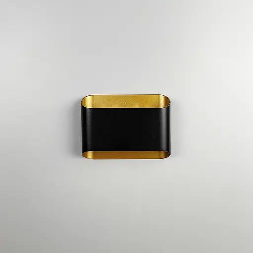 Світильник на 4 лінзи у чорно-бронзовому корпусі 4000K IP 54 | Line F | Арт. W045/4 BK+GD - фото 5