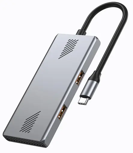 Хаб Gembird UHB-CM-U310-A2C2-01 на 4 порти USB 3.2 - фото 1