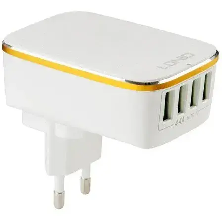 Зарядний адаптер Ldnio A4404 4USB 4.4A блок живлення - фото 1