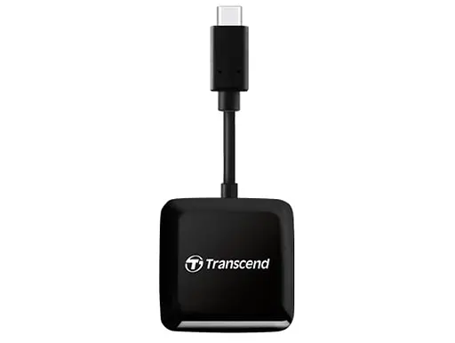 Transcend Кардрідер USB 3.2 Type-C > microSD/SD Чорний - фото 1