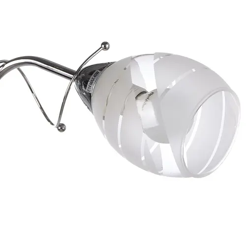 Люстра стельова Brille класична E14 40W CH (LK-246C/3) - фото 3