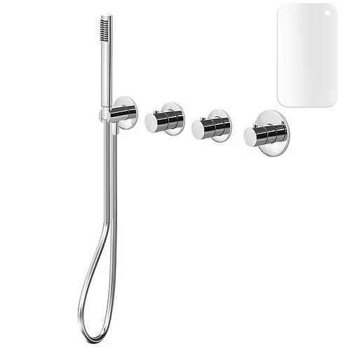 Термостат для душу/ванни Paffoni Modular Box (колір - хром) MDE000CR - фото 1