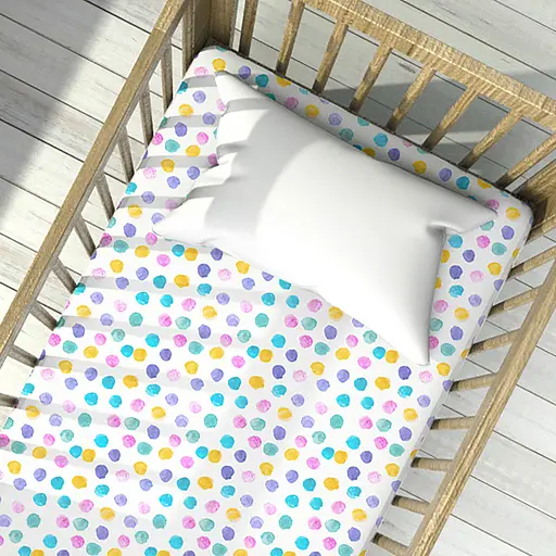 Простирадло дитяче  Home Line Акварелька на резинці 60х120 см  біле (196957) - фото 3