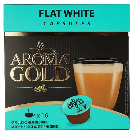 Кофе в капсулах Aroma Gold Flat White 187.2 г - фото 2