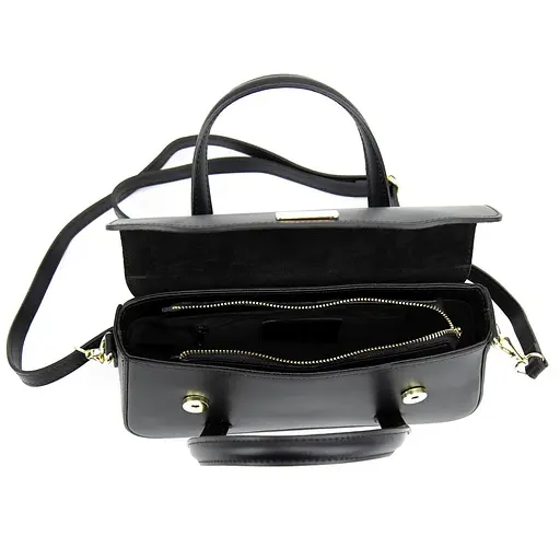 Классическая женская кожаная сумка с длинными ручками Firenze Italy F-IT-9899A