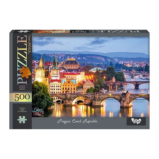Пазли 500 елементів, серія 14 Prague, Czech Republic DANKO TOYS С500-14-01