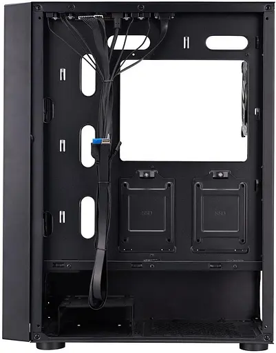 Корпус 1stPlayer Go6-BK-4FS7 Black без БП - фото 3