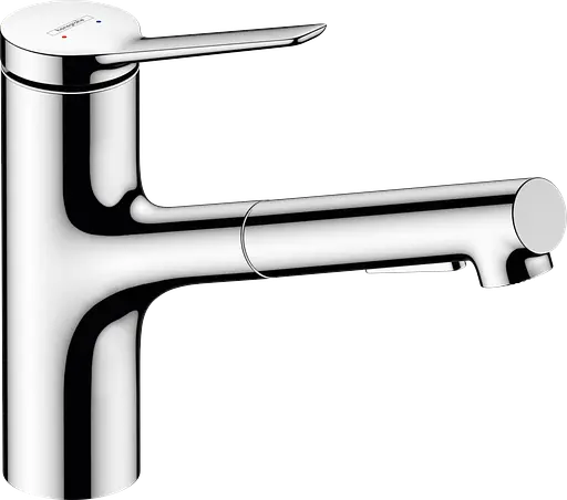 Смеситель для кухни Hansgrohe Zesis M33 150 2jet с вытяжным изливом ECO хром 74810000 Хром - фото 1