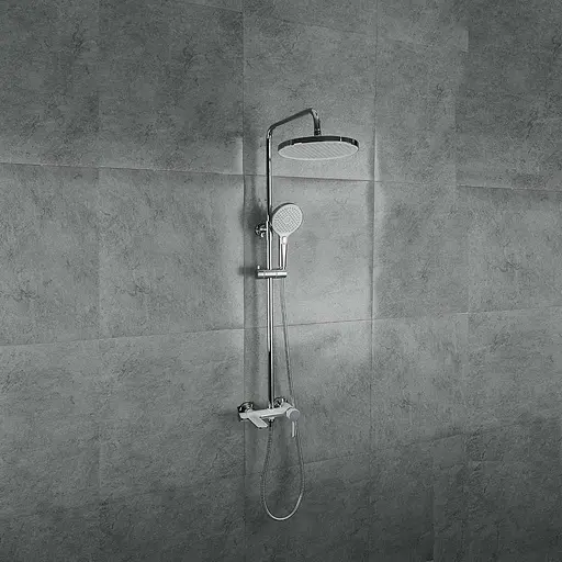 Душова система Gappo G2403-8, білий/хром - фото 2