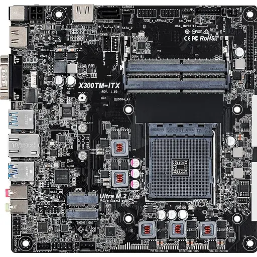 Материнская плата ASRock X300TM-ITX [136442]