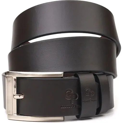 Ремінь шкіряний Grande Pelle чоловічий 3,8х120 см acs0024547 - фото 1