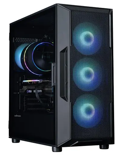 Корпус Zalman I3 Neo ARGB V2 Tempered Glass без БЖ Black (I3NEOARGBV2BLACK) - фото 5