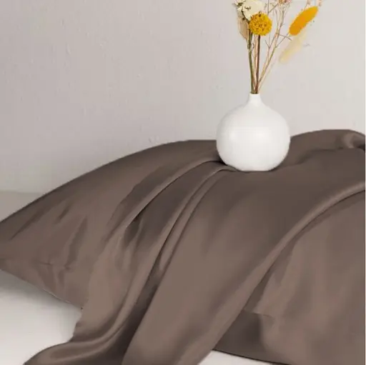 Наволочка MirSon Satin Light Pro 10-010 Brown 40х40 см (2200010173734) - фото 4