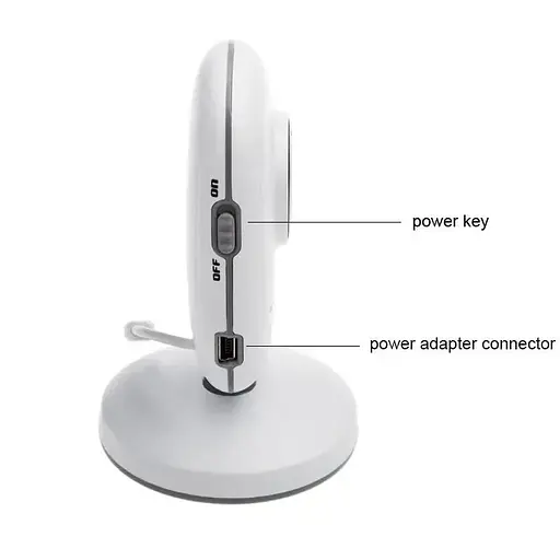 Видеоняня Baby Monitor VB603 с обратной связью, беспроводная, HD720P, 3.2" дисплей, датчик температуры - фото 4