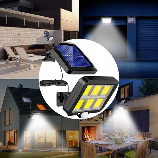 Сонячний світлодіодний садовий ліхтар Z08 з датчиком руху, пультом - фото 4