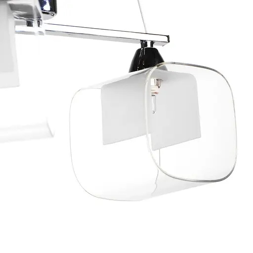 Люстра підвісна Brille галогенна для кухні G9 40W CH (BR-01425S/3) - фото 3