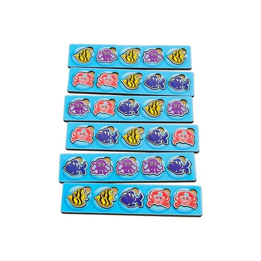 Настольная игра Ubumblebees Морские жители-1 PSD003 сортер-комодик деревянная - фото 2