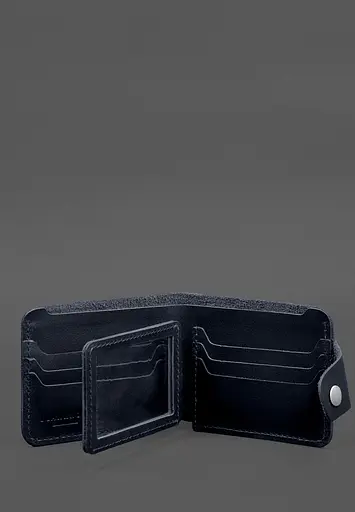 Кожаный портмоне 9.1 Синий - фото 5