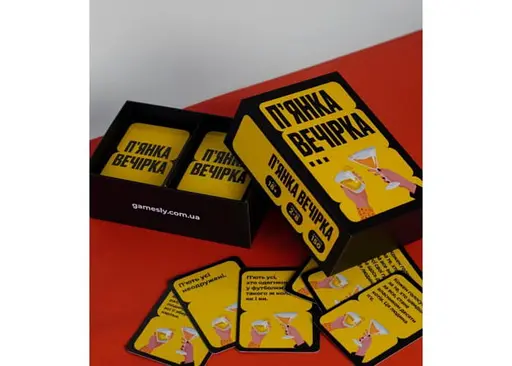 Настільна гра Gamesly П'янка вечірка (укр.) (ВР_ПВ) - фото 3