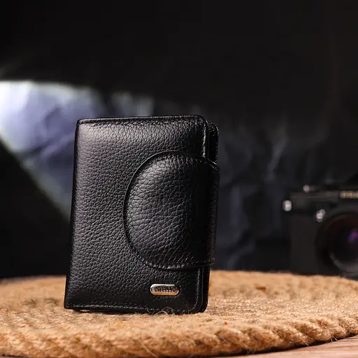 Кожаный женский кошелек Canpellini 9х11.7х1 см acs0025176 - фото 7