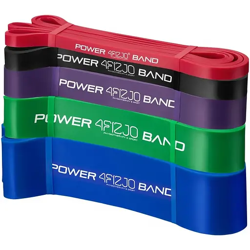 Еспандер-петля 4Fizjo Power Band (Гумка для фітнесу і спорту) 6-46 кг 5 шт. 4FJ0001 (P-5907222931561) - фото 1