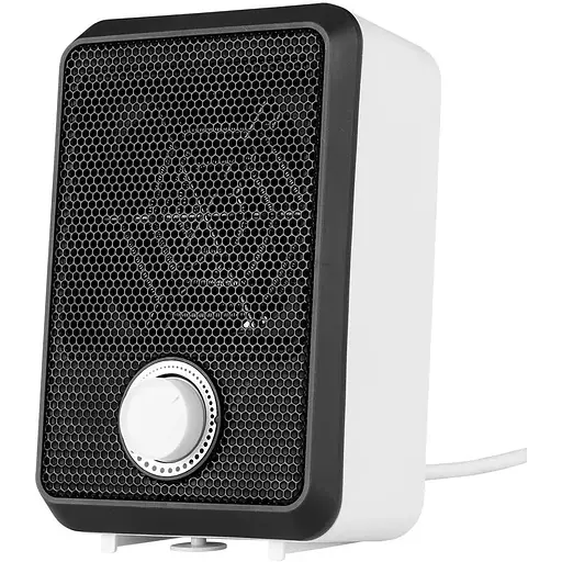 Тепловентилятор Neo Tools електричний настільний 600Вт, термостат, білий