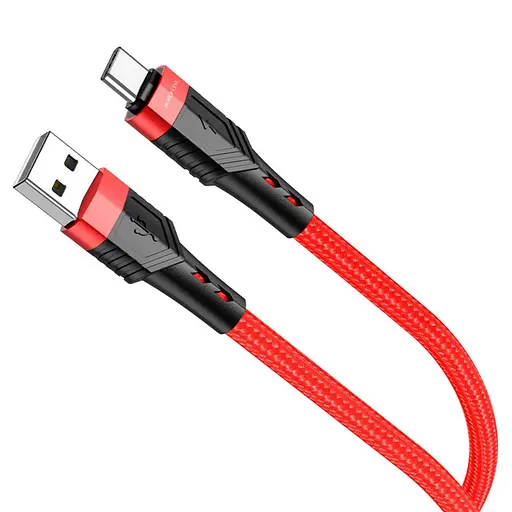 Кабель Borofone BU35 USB для Type-C 1,2 м красный - фото 1