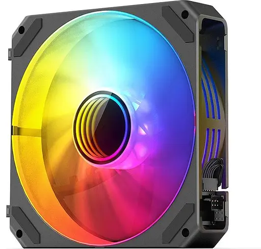 Вентилятор Jonsbo ZG-120BR (3in1) Black (120mm, 500-1500RPM, 36.8dB, 4pin) (ZG-120BR Black) - фото 10