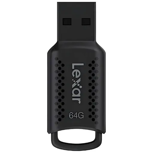 USB флеш накопичувач Lexar 64GB JumpDrive V400 Black USB 3.0 (LJDV400064G-BNBNG) - фото 2