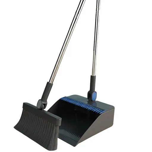 Совок с щеткой из нержавеющей стали TL-HC03 Черный (TL-HC03BL)