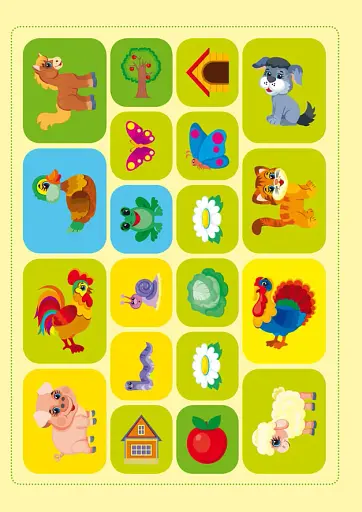 Школа креативного дозвілля. Ферма. 40 наліпок - фото 5