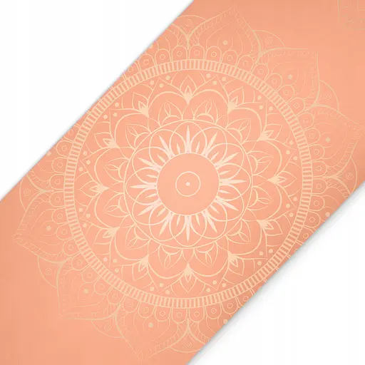 Коврик (мат) спортивный 4FIZJO замша 183 x 61 x 0.15 см для йоги и фитнеса Orange (P-5905973404402) - фото 5